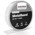 GAUDER Metallband selbstklebend I Ideal für Tonies®-Figuren & -Regale I Ferroband I Magnetband für Magnete I Eisenband I Stahlband (1m)