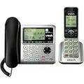 VTech CS6649 Expandable Corded/Cordless Phone System with Answering System-Caller ID/Call Waiting & Handset/Base Speakerphones