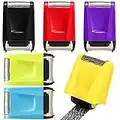 6 Pieces Identity Protection Roller Stamp Privacy Stamp Roll Identity Theft Prevention Security Stamp, 6 Colors