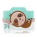 Kidamento Kids Digital Camera & Video Camcorder with Touchscreen, Soft Silicone Casing, Detachable Lens Cap, WiFi & App, 16GB Memory Card - Model K Zippy The Sloth