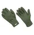 Exquisiv Subzero Handschuhe für Jäger mit gewalkter 100% Wolle – Winterhandschuhe Hubertus Green – natürliches Material ohne chemische Behandlung (M)