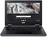 Acer Chromebook 11.6" Screen, A4-9120C CPU, 4GB Ram, 32GB eMMC, Chrome OS, Black, CB311-10H (1 yr Manufacturer Warranty) (Renewed)