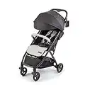 3Dquickclose CS+ Compact Fold Stroller – Lightweight Stroller with Oversized Canopy, Extra-Large Storage and Compact Fold