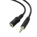 Câble Extension Casque Audio 3.5mm Jack Mâle vers Femelle pour Haut-parleurs Casque TV PC Écouteur Voiture Lecteur, MP3 Compatible avecAKG, Bang & Olufsen, Beats, Bose, Denon, JBL, Koss, Philips (3m)