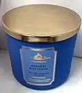 Bath & Body Works White Barn 3-Wick Candle in MIDNIGHT BLUE CITRUS
