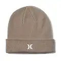 Hurley M Icon Cuff Beanie Gorro para Clima frío, Caqui, Talla única para Hombre