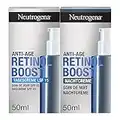 Neutrogena Retinol Boost Gesichtspflege Set, Gesichtscreme für Tag und Nacht, mit Retinol, Myrtenblatt-Extrakt und Hyaluronsäure, für jünger und gesund aussehende Haut, Weiß, 50 ml (2er Pack)