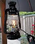 Vintage Decor ® Storm Lantern 12 inch Premium Large Oil Lamp Black Burning Hurricane Lantern Retro Kerosene Lamps Classic Oil Lamp Table Lanterns for Home, Garden, Camping Citronella