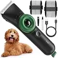 Petiigo Dog Clippers, Ultra-Quiet Dog Grooming Kit Rechargeable Cordless Professional Dog Grooming Clippers for Dogs and Cats