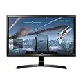 LG 24UD58-B Monitor 24" 4K UHD (3840 x 2160) IPS Display, FreeSync, On-Screen Control, Screen Split 2.0, Game Mode, Black Stabilizer - Black