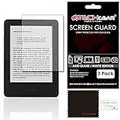 [Pack of 3] TECHGEAR Amazon Kindle 6" Glare-Free Touchscreen Display eReader MATTE ANTI-GLARE Screen Protectors with Cleaning Cloth & Application Card - Fits All-New Kindle with Touch (2014), & Kindle Touch (2011)