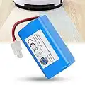 FOLOSAFENAR Blue 14.8V 100% Compatible 2800mAh Vacuum Cleaner Battery ABS Battery for Ilife A4 A4S A6 V7 Robot Vacuum Cleaner for high-end chip for SEIKO for BMS system