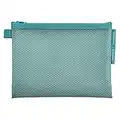 Exacompta - Réf. 37140E - 1 pochette EVA à fermeture éclair en plastique souple Chromaline pastel - format à classer A5 - Pour ranger des fournitures, accessoires de beauté - 3 couleurs aléatoires