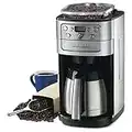 Cuisinart DGB-900BCC Burr Grind & Brew 12-Cup Automatic Coffeemaker, Thermal Carafe, Charcoal Water Filter 5 Oz, Brushed Stainless Steel