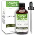 Eucalyptus Essential Oil 4oz / 120 ml -100% Pure & Natural by Amson Naturals