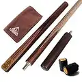 CUESOUL 57 Zoll Walnut 3/4 Stück Snooker Cue-18 Unzen