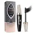 BNMQW My Amazing Lashes Mascara Waterproof,4D Silk Fiber Lash Mascara,Long Lasting Vibely Mascara Waterproof,Exquisitely Full,Lengthening Thickening (1 Pack)