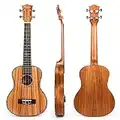 Kmise Tenor Ukulele Professional Zebrawood Ukelele Ukele Uke 26 inch 4 String Hawaii Guitar