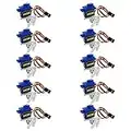 DollaTek 10Pcs Mini Servo Micro Analogique 9g pour Hélicoptère Avion RC