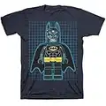 LEGO Batman Little Boys Graphic Tee Shirt (5/6, Iris Navy)