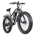 Shengmilo-MX02S 26 * 4.0inch Fat tire Electric Bicycle, 1000W Motor, Shimano derailleur, Snow Mountain Bike, 48V*17ah Removable Lithium Battery, Dual Hydraulic Disc Brake, Smart LCD Display