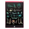 Tavoletta Grafica LCD Scrittura, 12 Pollici Lavagna da Disegno Digitale Portatile PINKCAT Ewriter Cancellabile Disegno Pad Writing Tablet per Bambini Adulti della Casa Scuola Ufficio