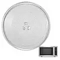 Small 9.6" / 24.5cm Microwave Glass Plate/Microwave Glass Turntable Plate Replacement - for Small Microwaves