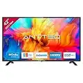 Antteq AB42D1 télévision 42 Pouces (TV 107 cm), Dolby Audio, LED, Triple Tuner DVB-C / T2 / S2, CI+, HDMI, Lecteur multimédia Via USB, Sortie Audio numérique, y Compris Mode hôtel