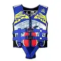 Swim Float Vest for Kids - Toddler Swim Vest Baby Boys Girls Floating Jacket Bouyancy Swimsuit Swimwear, Blue, S/3-4years