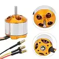 Hopcd Motor sin escobillas 1400KV Outrunner, Motor Outrunner eléctrico RC, Motor Outrunner sin escobillas de helicóptero para RC Quadcopter(1400KV)