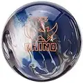 Brunswick Rhino Bowling Ball, Black/Blue/Silver, 14 lb