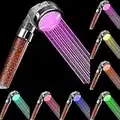 Rovtop High Pressure Water Saving 7 Colors Changing Light Handheld High Pressure Spa Shower Head