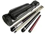 Champion Gator Silver Maple Pool Cue Stick, Nemesis Jump and Break Cue, 2x2 Black Case, Cuetec or Champion Glove 21 Oz