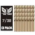 7/32" Cobalt Drill Bits - 13 Pack of M35 Cobalt Drill Bits with Storage Case - Perfect Drill Bits for Metal, Hardened & Stainless Steel, Cast Iron, and More!