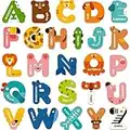 Mideer Large Magnetic Letters, Alphabet Magnets for Kids, ABC Magnets Refrigerator Magnets, ABC Learning for Toddlers, Kids Magnets for Fridge, Preschool Learning & Educational Toys for 3 Year Old