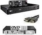 LG BP250 Bluray Player (European REGION)/DVD (MULTIREGION) /CD Player, Remote/Compact/Black with Up-scaling and External Hard Drive Facility