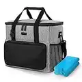 KEPLIN 16L Borsa Termica - Borsa Frigo Grande Morbida, Portatile e Impermeabile, Borsa Frigo a Prova di Perdite con Tracolla, Porta Pranzo Termico e Borsa Picnic, Campeggio, Spiaggia o Lavoro