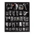 Youngine 32pcs Professional Machine à coudre Presser Pieds Set Bas Shank Snap-sur Pied Kit pour Frère, Chanteur, Janome, Viking