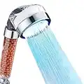 Led Shower Head Ionic Filtration,Ionic Handheld Shower Heads,High Pressure Water Saving 7 Colors Changing Light for Fixing Dry Skin & Hair