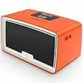 iGuerburn Lecteur de Musique MP3 16GB pour Les Personnes Atteintes de Démence ou Alzheimer – Boîte à Musique pour Personnes âgées 23,8 x 12,4 x 17,8 cm (Orange)