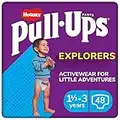 Huggies Klimmzüge, Explorers Klimmzüge für Jungen – 1,5–3 Jahre, Größe 5–6 Windeln (48 Hosen) – Flex and Protect – Windelhose – lustige Designs