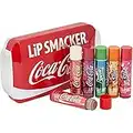 Lip Smacker – Colección Lata Coca-Cola – Set de Bálsamo Labial Hidratante Infantil de Diferentes Sabores – Hidratante Labios Ideal como Regalo Envasado en una Icónica Lata de Coca Cola – Pack de 6