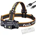 Fenix HM70R Headlamp, 1600 Lumen USB-C Rechargeable with White, High CRI and Red Beams and Lumentac Organizer