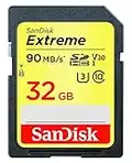 SanDisk Extreme  SDSDXVE-032G-GNCIN 32 GB SDHC Class 10 U3 V30 Memory Card , yellow