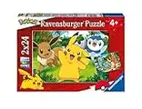 Ravensburger - Puzzle Pokémon, Collezione 2x24, 2 Puzzle da 24 Pezzi, Età Raccomandata 4+ Anni