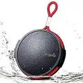 Shower Speaker Wogofor Waterproof Bluetooth Speaker 12H Long Playtime, 5W Portable Wireless Speakers with Stereo Sound and Deep Bass Lanyard for Home Bathroom Outdoor Hiking Camping Travel Party Pool