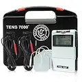 TENS 7000 Digital TENS Machine with Accessories - TENS Unit Muscle Stimulator for Back Pain Relief, TENS Unit, Neck Pain, Sciatica Pain Relief, Nerve Pain Relief