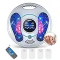 OSITO Foot Blood Circulation machine-EMS Foot Massager, improves foot circulation and neuropathy, relaxes leg pressure and relieves foot pain EMS whole body foot and leg remote control massage machine