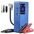 12v car Jump Starter with tire inflator Portable air Compressor