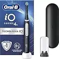 Oral-B iO4 Cepillo de Dientes Eléctrico con 1 Mango Recargable, Inteligencia Artificial iO, 1 Cabezal y Funda de Viaje - Negro, Regalos Originales